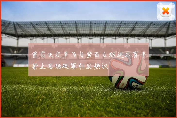 重罚决定罗马与紫百合球迷本赛季禁止客场观赛引发热议
